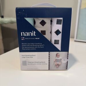 Nanit Breathing Band Large - 3 Pack - New in Box